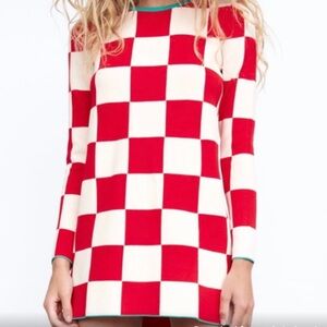 Zara Checker Print Dress
